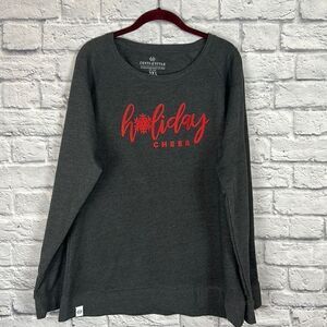 Cents of Style Gray Sweatshirt HOLIDAY CHEER Size 3X